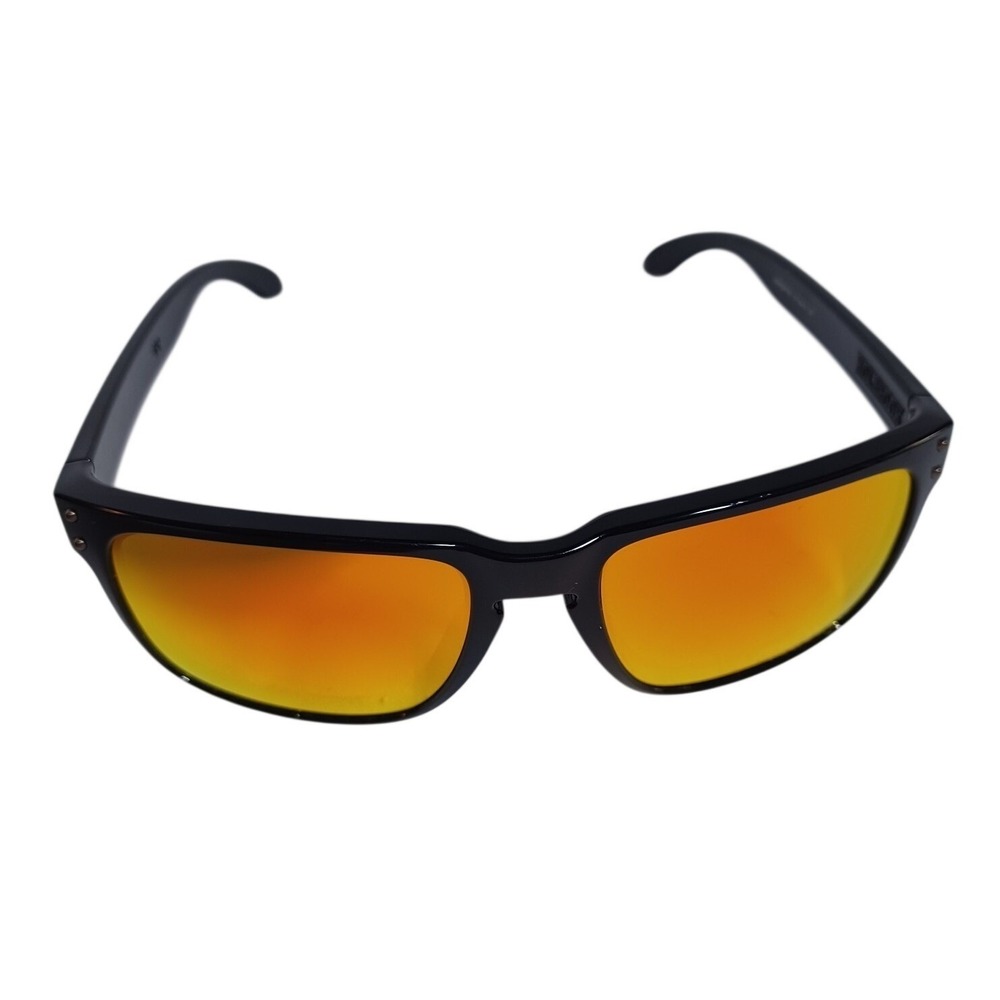 OO9102-F155 Holbrook Oakley Polished Black/Prizm Ruby Iridium Polarized 57-18
